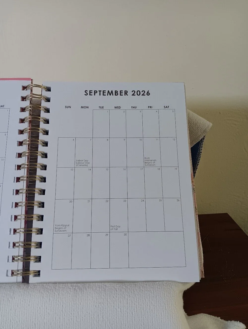Lilagrace Floral Monthly-Weekly Planner